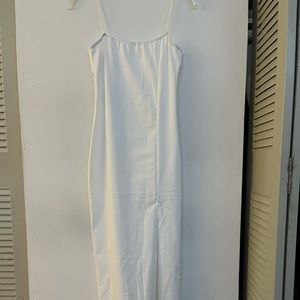 Zaful mid white dress